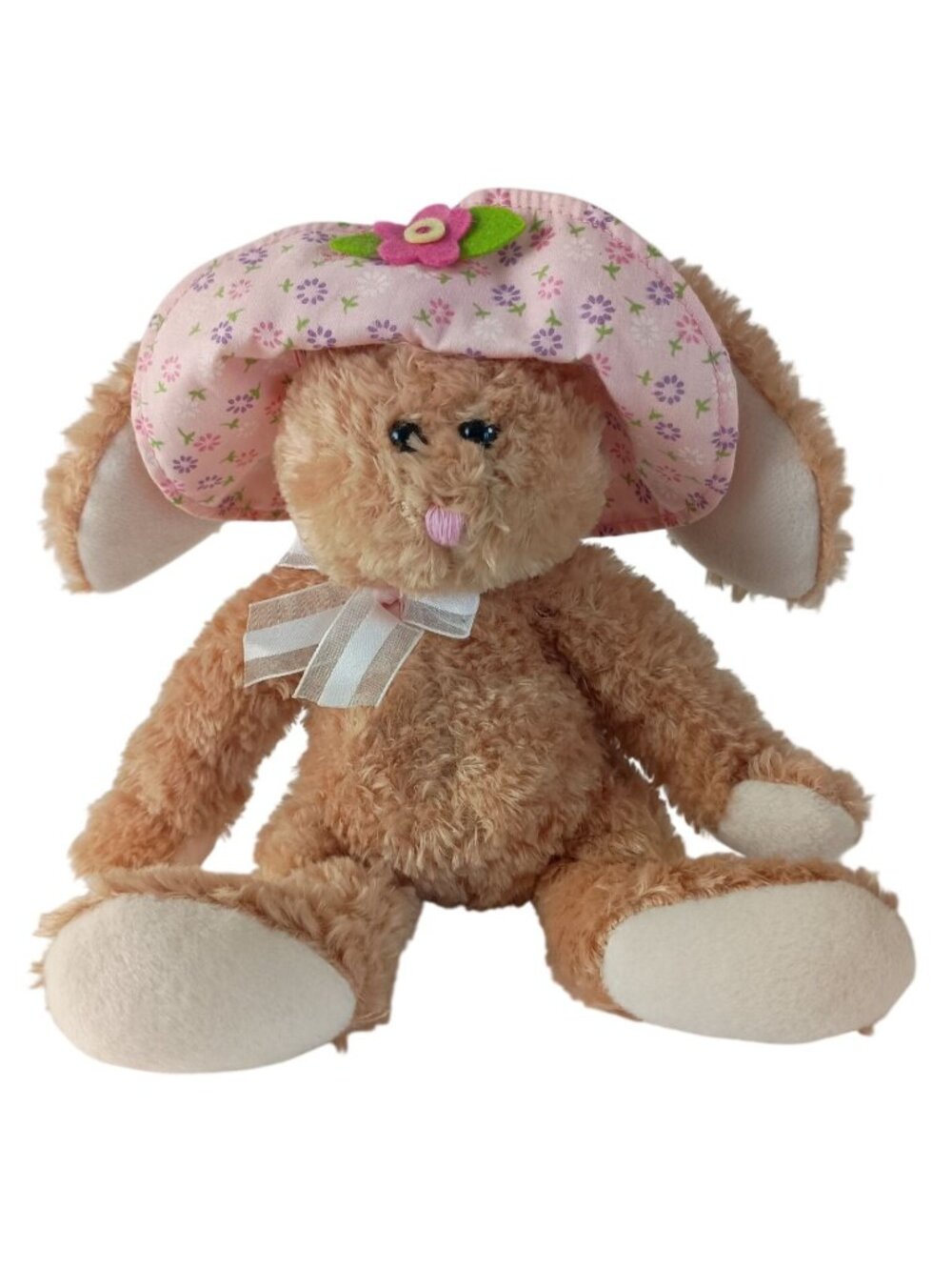 Ty Sunbonnet Bunny Rabbit Easter Plush 7.5" Stuffed Animal